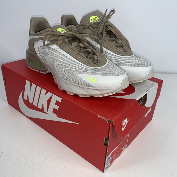 New Nike Air Max Fire Shoes Mens Size 10.5 Bone/volt Khaki Sneakers IF2621-002